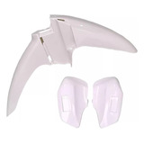 Guardabarro Completo Blanco Para Moto Honda Biz 105