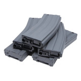 Kit 5 Magazines Geg Armas Airsoft Padrão M4 Resistente