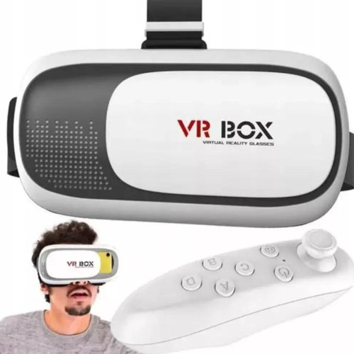 Sto103 - Oculos 3d Realidade Virtual  Controle  Celular Jogo