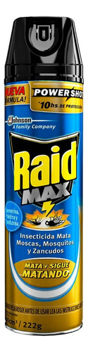 Mata Moscas Y Mosquitos 222g Raid Max