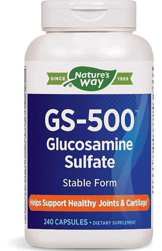 Sulfato De Glucosamina 240caps - Unidad a $1354