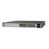 Switch 3750 E Catalyst 10/100/1000 Cisco 24 Portas Gigabit 