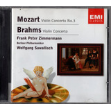 Cd Mozart & Brahms Violin Concerto Zimmermann Sawallisch