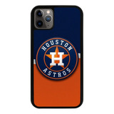 Funda Uso Rudo Tpu Para iPhone Astros Houston Mlb Beisbol