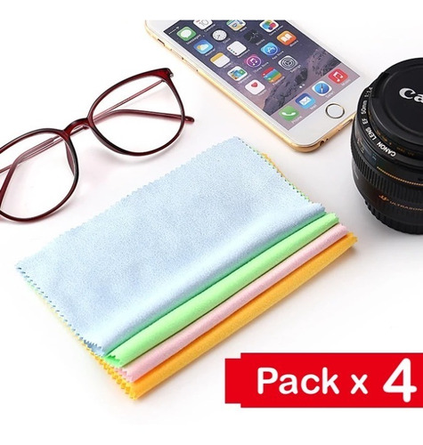 Paño Microfibra Limpiar Gafas Pantallas Teléfono Lente X4u