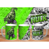 Taza De Plastico Super Heroes Hulk Personalizada