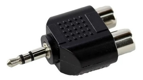 Adaptador 2 Rca Hembra A Mini Plug 3.5 Macho Tv Led X 2u 