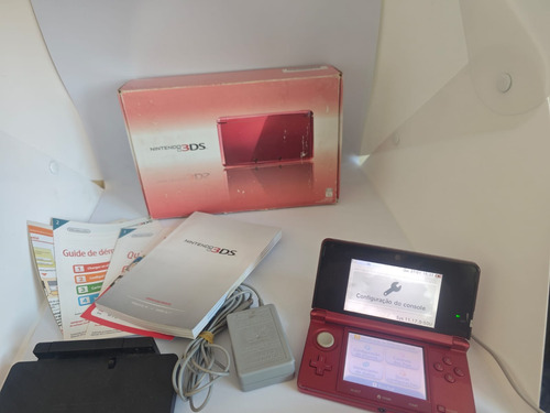 Nintendo 3ds Old Vermelho 64gb Na Caixa