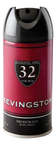 Kevingston Rojo 32 Desodorante Hombre En Aerosol X 160 Ml Fragancia Oriental Con Tonos Vainilla