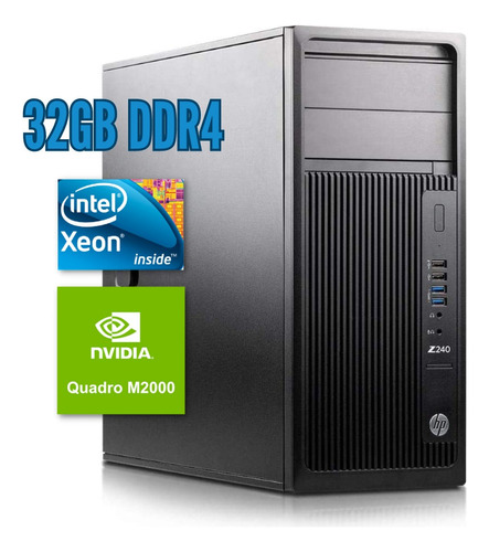 Workstation Hp Z240 32gb Ddr4 S/hd - Xenon E3 - Funcionando