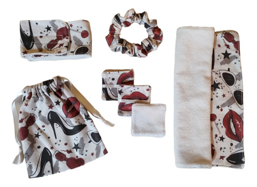 Pads Reutilizables En Bolsita De Tela +kit De Limpieza