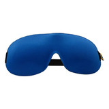 Antifaz Para Dormir Mascara De Ojos Espuma Poliester 25cm Color Azul Travel Blue
