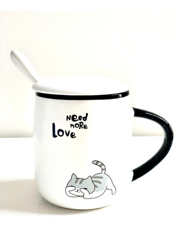 Taza Para Bebida Caliente - Gato