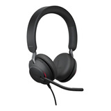 Headset Jabra Evolve2 40a Duo Uc Negro Usb 24089-989-999