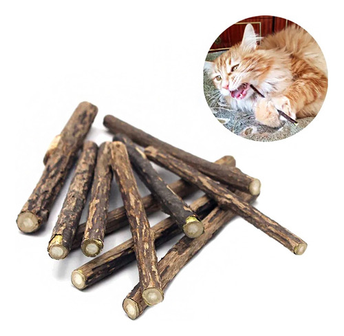 Palitos Matatabi Catnip Natural Gato Dentes E Diversão 8un