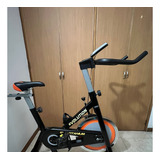 Bicicleta Evolution Fitness Para Spinning Negro Y Naranja