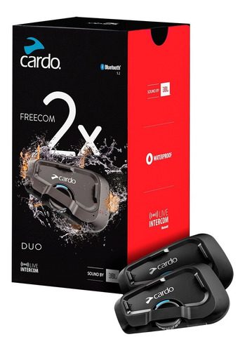 Par Comunicadores De Capacete Cardo Freecom 2x Jbl Duplo 