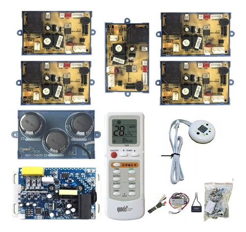 Placa Ar Inverter Multi Split 5 Evaporadoras Até 30mil Btu