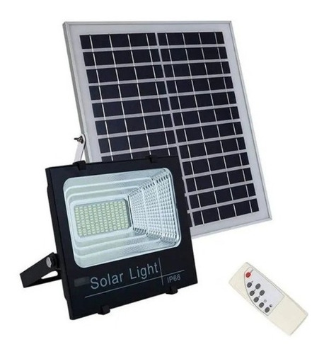 Refletor De Energia Solar 200w + Painel Ip66 Light Solar