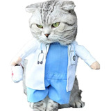 Disfraz Médico Para Perro Gato Ropa Médico Para Mascotas Pan