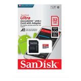 Cartão Memória Micro Sd Sandisk Ultra 32gb 100mb/s- Original