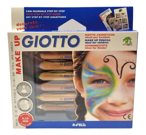 Lapices Pintacarita - Giotto Make Up 6 Colores