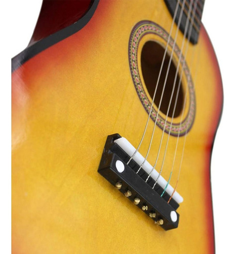 23 Pulgadas 6 Cuerdas Guitarra Acústica Para Niños