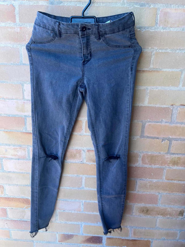 Jean Gris Pull And Bear Talla 26