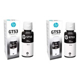 Botella De Tinta Hp Gt53 3yp03bl Negro 2 Pzas