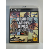 Gta Grand Theft Auto San Andreas Ps3 Usado Original 