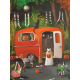 New York Puzzle Company - Janet Hill Los Perros De Halloween