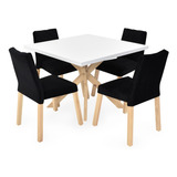 Set Comedor Olmedo Con 4 Sillas Cataluña