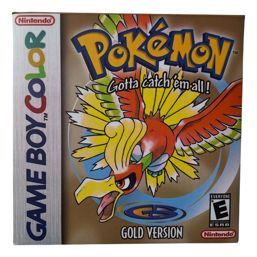 Caixa Reprô Pokémon Gold (ler Descrição)