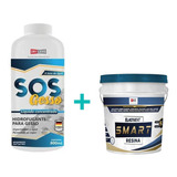 Smart Resina 5/1 Multiuso 900g + Sos Gesso Hidrofugante 1l