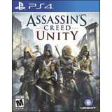 Assassin's Creed Unity Ps4 Midia Fisica - Semi Novo