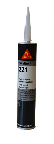 Sikaflex 221 Adhesivo De Poliuretano Multiusos Negro 300ml