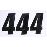Dcor Number Pack Universal Mx Motocross Atv 4 Black Size Lrg