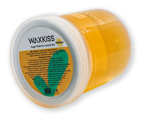 Waxkiss® Cera Depilatoria En Frio De Miel Para Piel 1300g