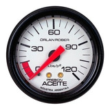 Reloj Orlan Rober 52mm Manómetro Presión De Aceite Classic