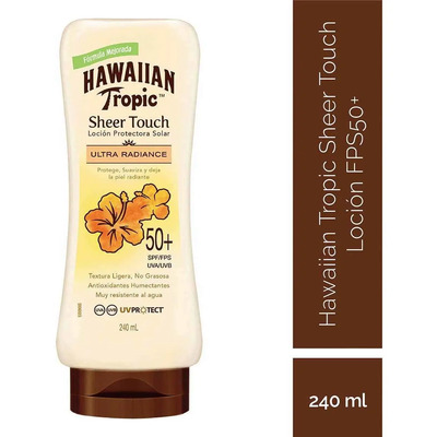 Protector Solar Hawaiian Tropic Sheer Touch FPS 50+ Ultra Radiance 240ml | Envío gratis
