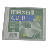 Disco Virgem Cd-r Maxell De 40x 700mb 80 Min. Gravavel