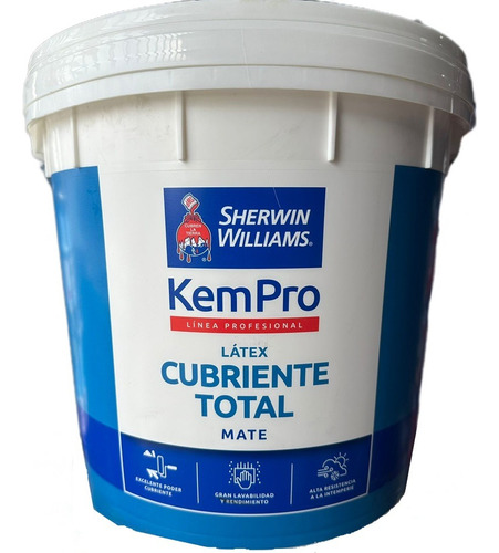 Latex Sherwin Williams Cubriente Total Tineta De 4 Galones