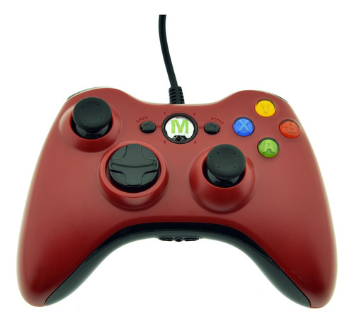 Control Gamepad Joystick Compatible Con Xbox360 Y Pc, Rojo