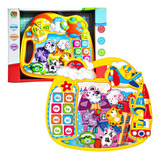 Pianinho Infantil Educativo Colorido C/ Sons E Luzes Dm Toys
