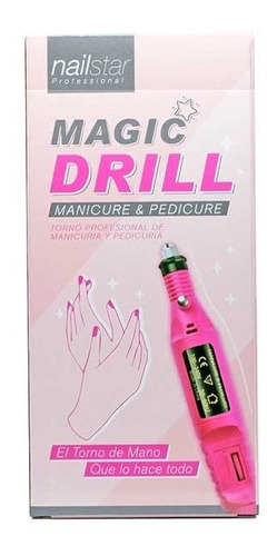 Nailstar® Kit Manicure Torno De Uña Dril Eléctrico Pulidora
