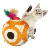 Juguete Interactivo Para Gatos Pelota Rascador Roro Juego Pelota Gato Mascotas 