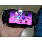 Sony Ps Vita Programado + Skin Y Cargador