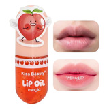Lip Oil Magic Kiss Beauty Gloss Labial Brillo Aroma 2pz