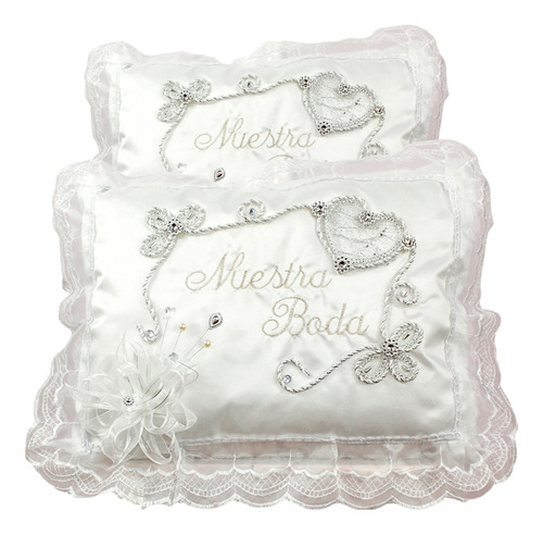 Cojines  Boda Matrimonio  Hincarse + Incluyen Caja Corazones | Meses sin interés