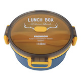 Contenedor Hermético Con Cubiertos Vianda Lunch Box 1.1 Lt